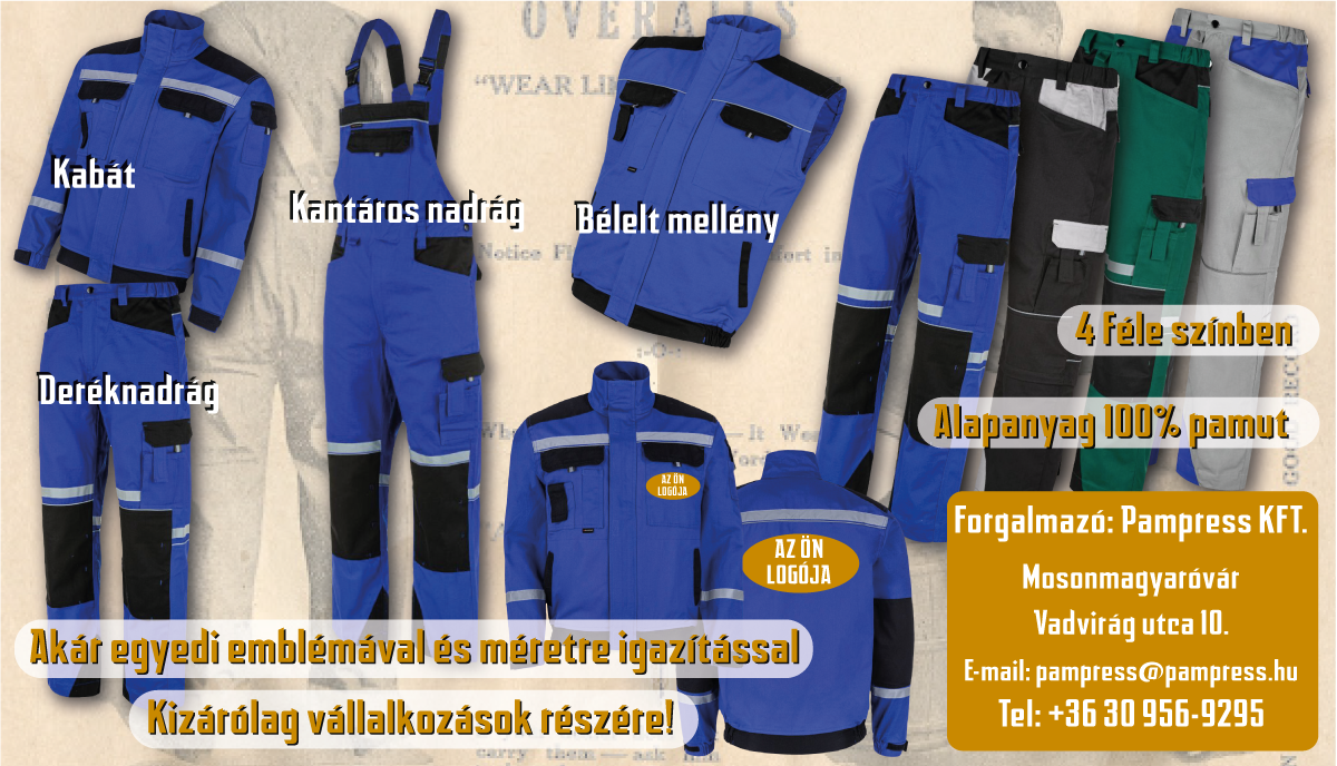 munkaruha-minta Munkaruhák